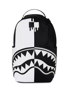 Sprayground Shark Central Split Backpack🔥New Black Bookbag Large School Bag